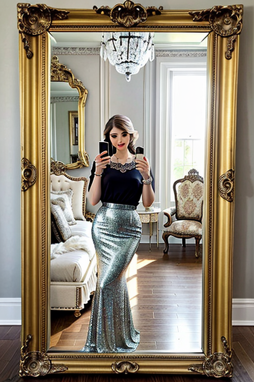 mirror selfie girl images